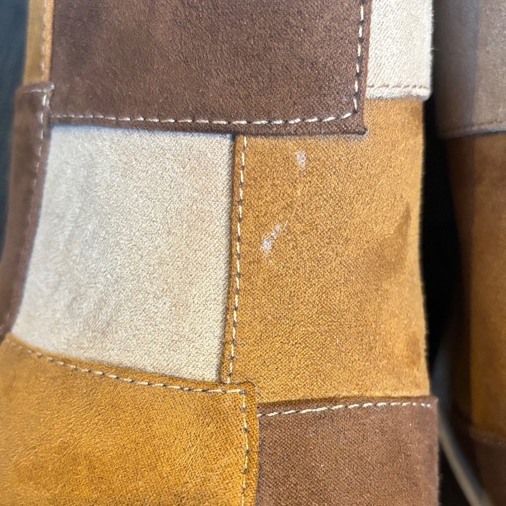 Universal Thread Tess Heels Mule Platform Patchwo… - image 4